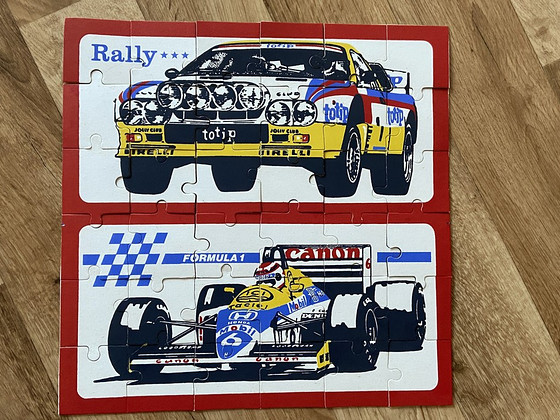 Vintage “SPORTSCARS” pusle (FIPSI mosaiik)