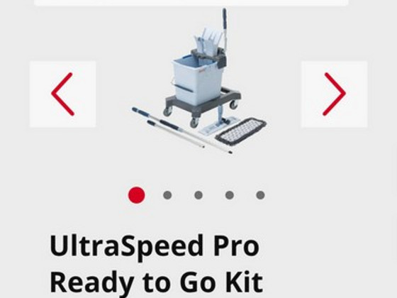 Vileda Professional ämber ja mopikomplekt 6 lapiga
