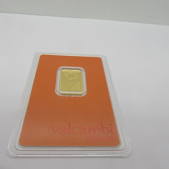 Valcambi kuldplaat 999,9 kuld 5 gr.