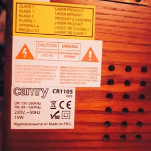 Patüfoon Camry CR 1105 (3 foto / 5)