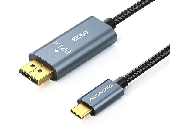 ACASIS USB-C to DisplayPort 8K 60Hz , (2m)