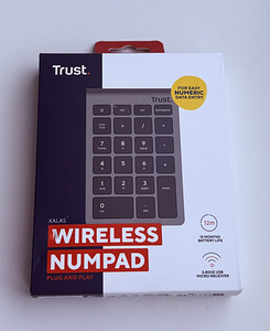 Trust Xalas Numeric Keypad Wireless , Silver (1 фото из 4)