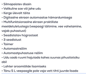 Ultraheli õhuniisutaja Boneco U350 (7 foto / 8)