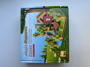 Magneetilised lego kuubikud "Minecraft kivimaja" (1 foto / 2)