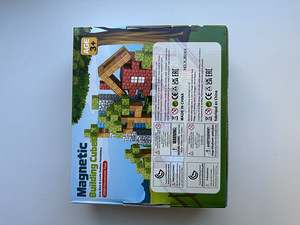 Magneetilised lego kuubikud "Minecraft kivimaja" (2 foto / 2)