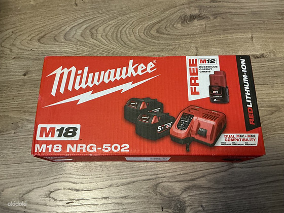Аккумуляторы Milwaukee, зарядное устройство, НОВОЕ!!!
