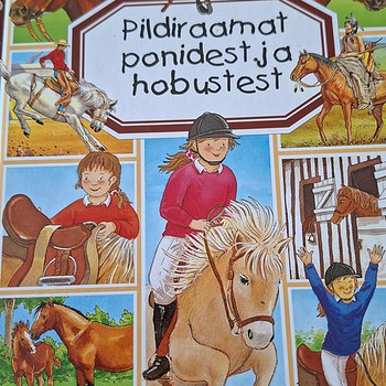 Книга с картинками о пони и лошадях
