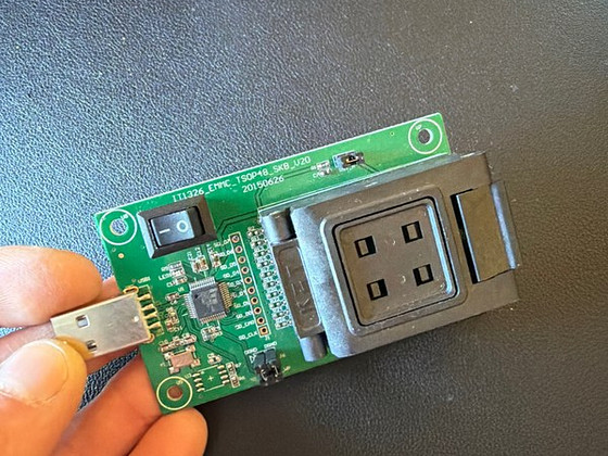 USB eMMC и NAND Flash программатор