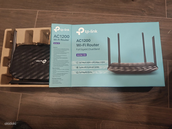 TP-Link Networking Set: Archer C6 Router + AV1000 & AV600 Po
