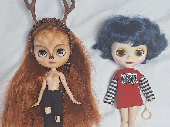 2 куклы Blythe (одна кастомная)