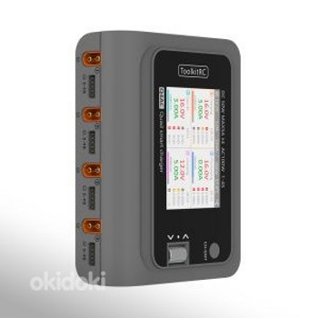 ToolkitRC Q4AC 4-канальный AC/DC зарядное устройство для акк