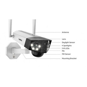 Reolink Duo 4G 4MP 2K камера видеонаблюдения новая (2 фото из 3)