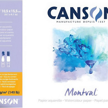 Акварельная бумага Canson Montval - 12 листов