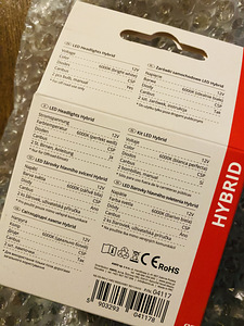 LED 2шт HB3 HIR1 H10 6000K 60W 12V 04117-AMIO (2 фото из 2)
