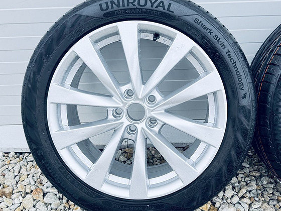 R18 veljed 5x112 ET45 uute Uniroyal Rain Sport 5 rehvidega