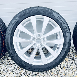 Диски R18 5x112 ET45 с новой резиной Uniroyal Rain Sport 5, (4 фото из 10)