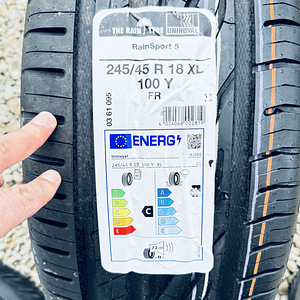 Диски R18 5x112 ET45 с новой резиной Uniroyal Rain Sport 5, (6 фото из 10)