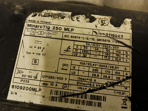 Minarctig 250 MLP KEMPPI keevitusaparaat (4 foto / 4)