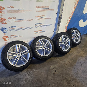Диски 17 + Зимняя шина 215/55/ r17 112/5 audi,bmv