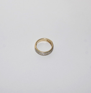 Kuldsõrmus teemantidega 585 proov, 3.44 g (2 foto / 3)