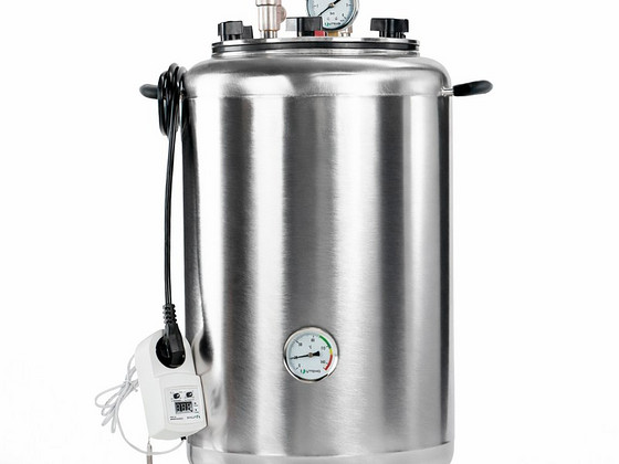 Автоклав электро нержавейка 35L/24 банок (универсальный )