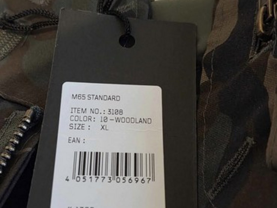 Military Jope Sügis-Talve XL.Brandit M65 Classic