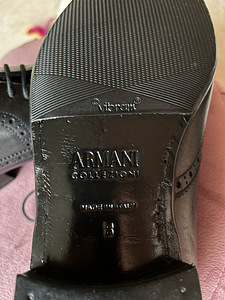 Meeste nahkkingad 42 Armani Collezioni, originaal (3 foto / 7)