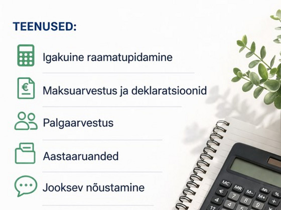 Raamatupidamine ja aastaaruanded üle Eesti