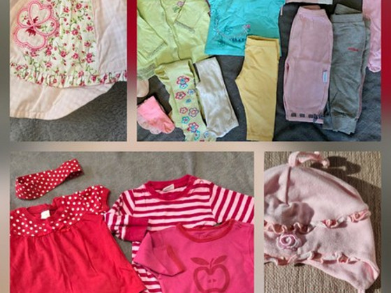 Много одежды 35 шт для девочки р.68 Lindex, Fixoni, Cocodrillo