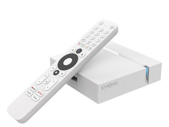 Strong LEAP-S3+ V2 Wi-Fi 4K Google TV Media Booster, White (