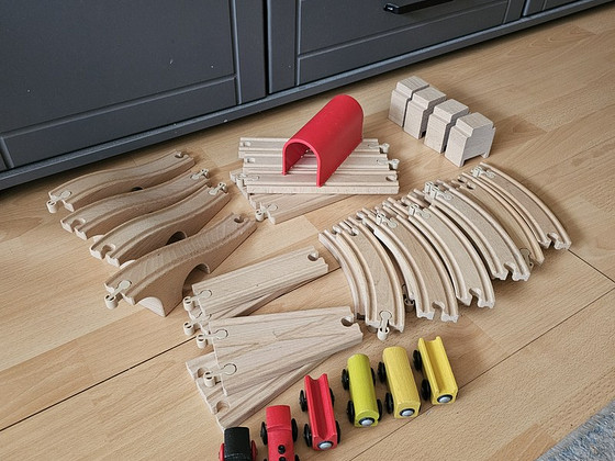 Ж/д деревянная , ikea lillabe