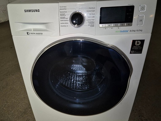Pesumasin kuivatiga Samsung WD80J6400AW 8kg ja 6kg