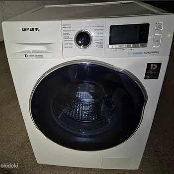 Стиральная машина с сушкой Samsung WD80J6400AW 8кг и 6кг