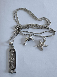 Серебро 925 цепочка и подвески (2 фото из 2)