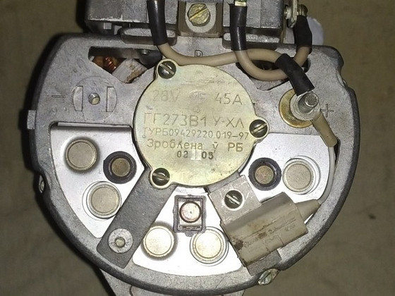 Генератор GAZ 3308 GG273V1 U-HL 28V 45A