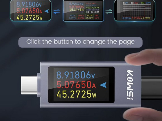 KWS-2303C Type-c Usb tester
