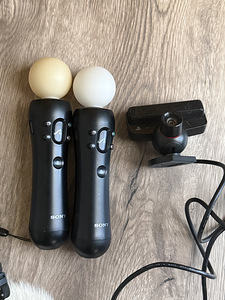 PS Move komplekt (2 pulti + kaamera) (1 foto / 3)