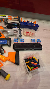 Püstolid Nerf ja X-Shot komplekt (10 blasterit+märklaud+++) (5 foto / 6)