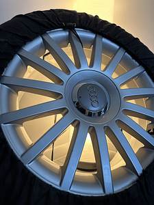 Audi A4 B6/B7 оригинальные диски R16 + Michelin Primacy 4 20 (6 фото из 10)