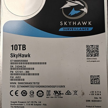 Seagate Skyhawk Surveillance ST1000VX0004 10Tb