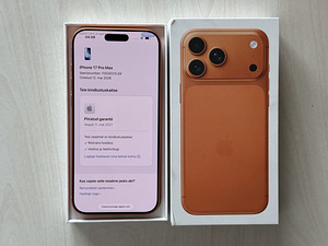 Apple iPhone 17 Pro Max Cosmic Orange 256GB nagu uus! (9 foto / 9)
