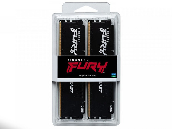 Kingston FURY Beast 32GB (2x16GB) DDR5 6400MT/s CL32 DIMM