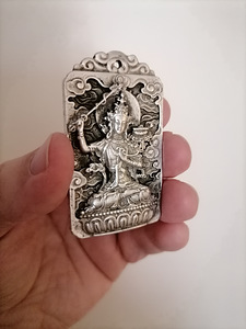 Käsitsi valmistatud amulett Mandžušri kuju kujul (3 foto / 3)