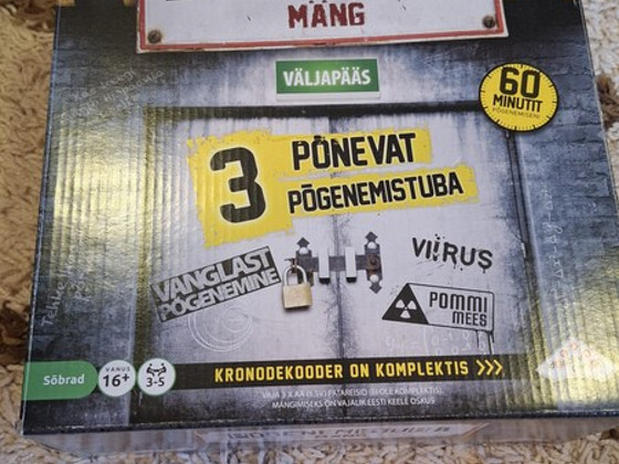 Põgenemistuba mäng!