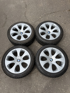 19" оригинальные диски BMW стиль 121 5x120 + шипованные шины 245/45 (3 фото из 8)