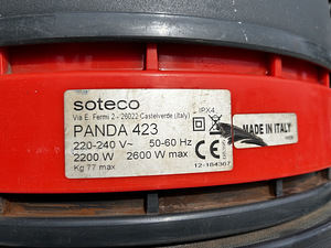 Soteco PANDA 423 Профессиональный двухмоторный пылесос для влажной и сухой уборк... (3 фото из 3)
