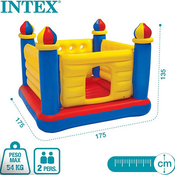 Uus Intexi täispuhutav batuut 175 x 175 x 135 cm