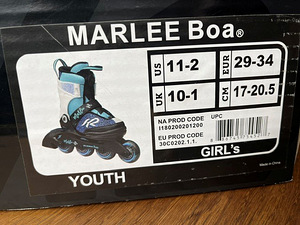 Роликовые коньки K2 MARLEE BOA р:29-34 (3 фото из 5)
