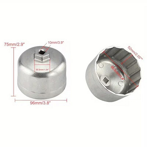 Ключ для масляного фильтра 86,6 mm 16 граней, VOLVO, BMW (4 фото из 4)