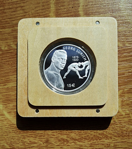 Hõbemünt Georg Lurich 150 (3 foto / 5)